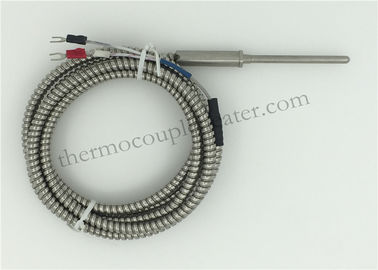 Chine J dactylographient la sonde de température de thermocouple avec le câble blindé flexible 1.5m fournisseur