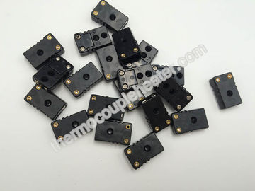 Chine Type noir mini connecteurs thermoplastiques de composants de thermocouple de J masculins et femelles fournisseur