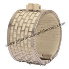 SS304 Sheath Nichrome Resistance Wire Ceramic Band Heaters For Plastic Industry