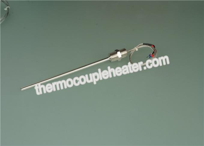 fibre de verre de sonde de sonde de RDT de thermocouple de 100mm protégeant le fil