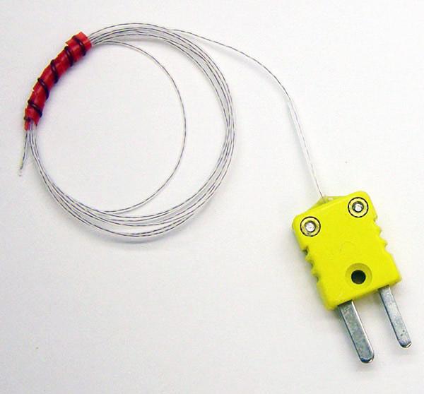 Fil de thermocouple de RDT de thermocouple d'isolation de téflon avec le mini connecteur