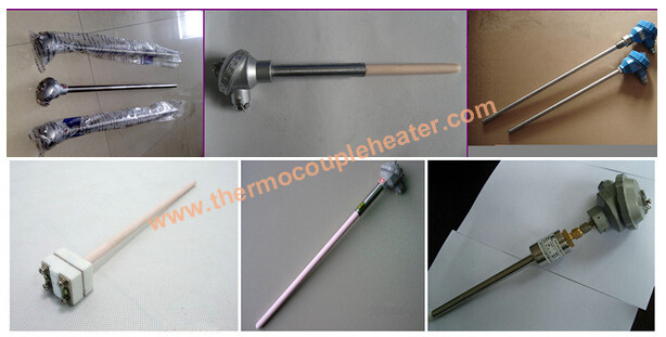 type de 0~1600C S RDT de capteur de température de thermocouple avec la protection en céramique