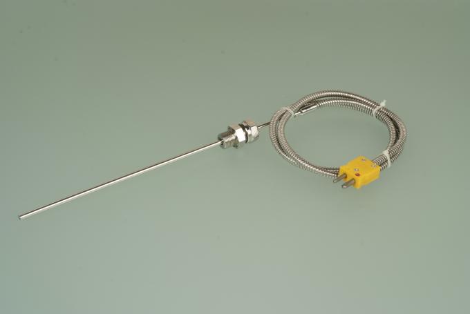 Mini RDT de thermocouple de thermocouple minéral d'Insualted avec le connecteur plat de prise