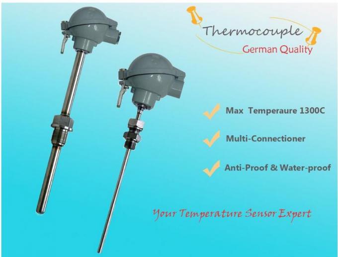 Type thermocouple de Max Temperature 1300°C K de capteur de température
