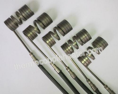 appareil de chauffage de bobine chaud de coureur de RDT de thermocouple de ressort de 3x3Mm avec le tube en laiton