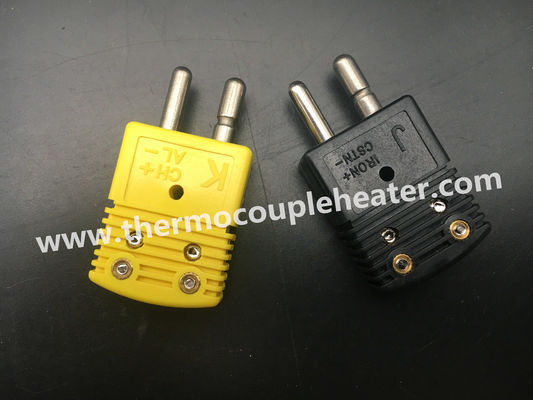 Prise de thermocouple de taille standard avec le type solide type J de goupilles de K