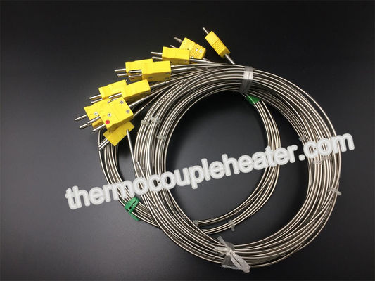 thermocouple électrique de RDT 12-480V avec des prises, câble isolé par minerai de 3.0mm
