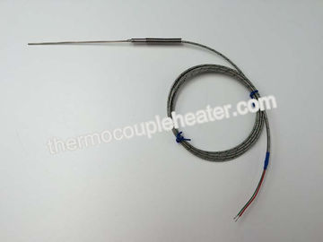 le thermocouple sans mise à la terre de coureur chaud de 1.5MM avec la fibre de verre mène/transition en métal