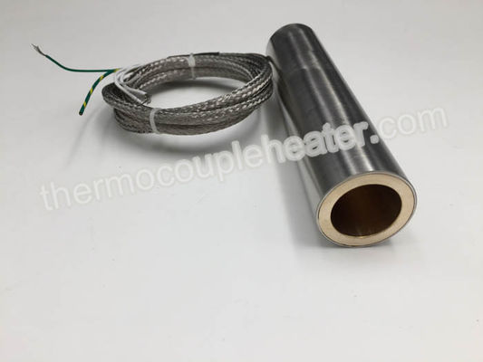 Acier inoxydable 304 appareils de chauffage de bobine blindés avec le noyau en laiton/thermocouple J