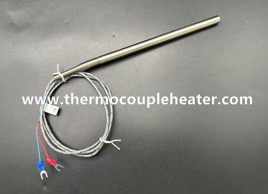 Thermocouple de type J de 10 mm de diamètre, conduit avec protection contre le ressort