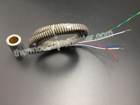 Appareils de chauffage de bobine chauds blindés de coureur d'acier inoxydable avec le thermocouple J 230V 250W