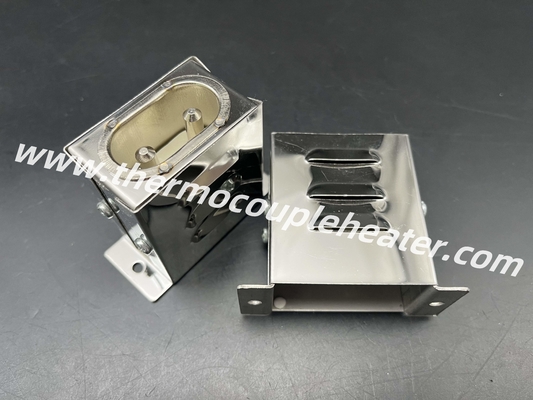 Connecteur électrique industriel à haute température en acier inoxydable