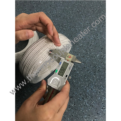 PFA RTD PT100 isolée câble en fibre de verre tressé blindage FEP veste câble RTD