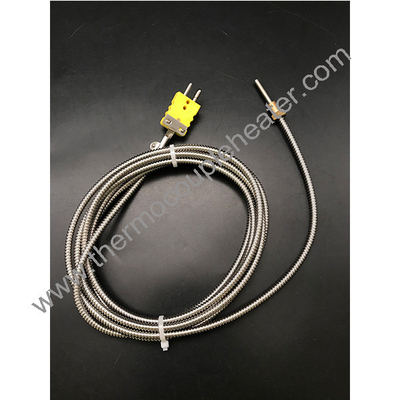 Capteur de thermocouple de type KMI Capteur de température élevée des gaz d'échappement avec vis