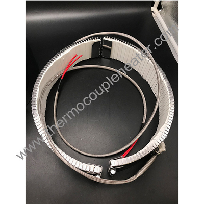 Extrudeur en acier inoxydable à vis à baril chauffage ceramique à demi-ronde avec bornes en 2 moitiés