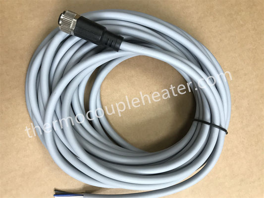 M12 Baril à 5 broches Connexion axiale mâle Femme avec câble de connexion