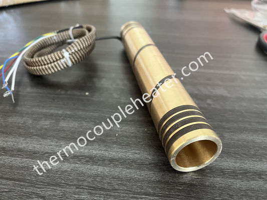 Chaufferette à canaux chauds pressée dans un mini-chauffage avec thermocouple pour machine de moulage par injection