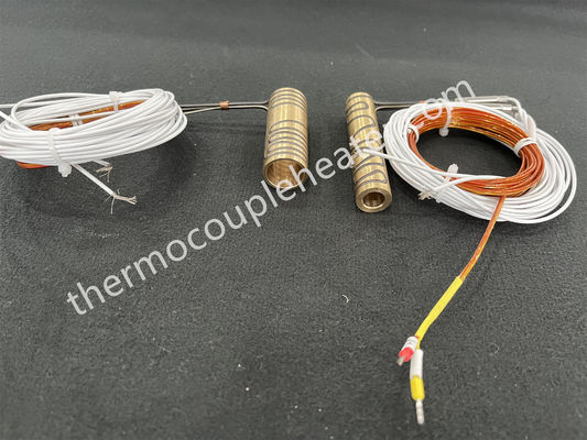 Composants de moules d'injection à courant chaud pressés dans un chauffage en laiton pour les systèmes à courant chaud