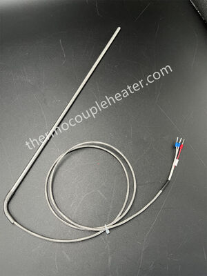 L'acier inoxydable enveloppé Dia 1,0 mm 1,5 mm 3,0 mm 6,0 mm Type K / j / PT100 Type de sonde thermocouple
