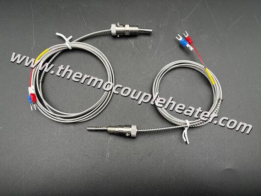 Type J/K Thermocouple With Quick-Lock Bayonet Fitting, 1/4 & 1/8 NPT Thread Adapter