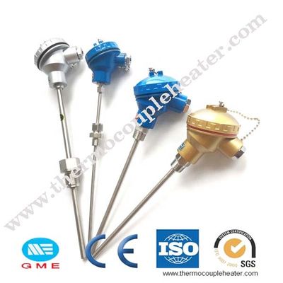 Assemblée K et type de J capteur de Temp de RDT de thermocouple avec la bride pour l'usage industriel