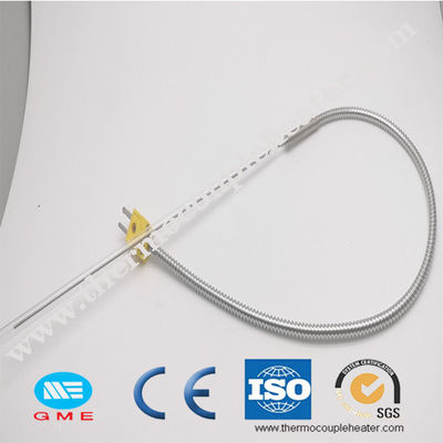 Type de K thermocouple blindé de câble de MI avec le fil d'extension de 2m
