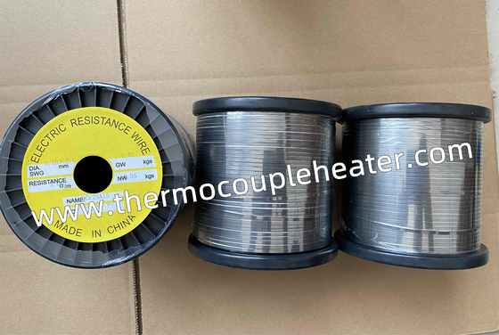 Fil plat thermique à hautes températures de rond de bande de l'alliage 0Cr25Al5 de fil de résistance