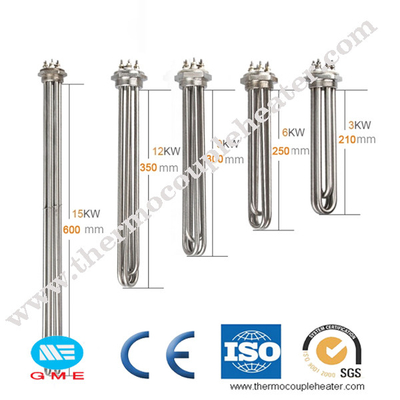 Immersion électrique industrielle Heater Heating Element de vis de l'eau de bobine 3000 watts