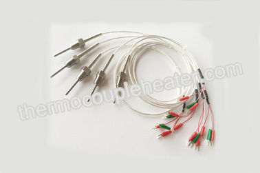 Adjustable Bayonet K type Thermocouple RTD SS304 High Accuracy Thermocouple Probe