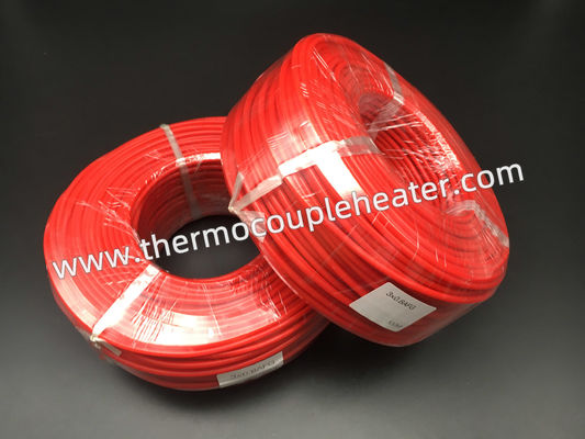 Câble d'extension de RDT PT100 avec la veste de silicone d'isolation de téflon
