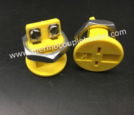 Thermocouple rond de Mini Female Embedded Connector For K de prise de bâti de panneau