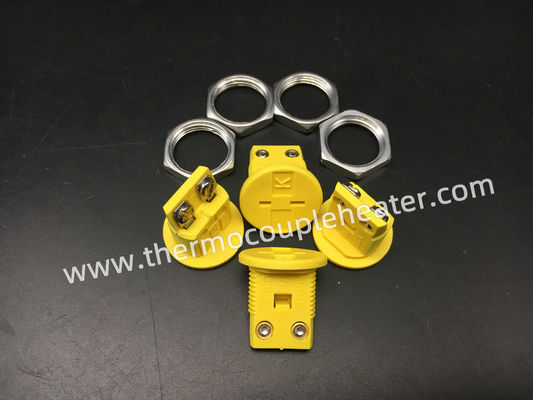 Thermocouple rond de Mini Female Embedded Connector For K de prise de bâti de panneau
