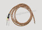 Type K de Thermocouple Extension Cable de conducteur isolé par fibre de verre avec la veste fournisseur