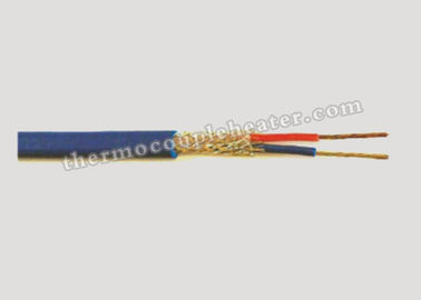 Le type de K câble compensateur de thermocouple avec le PVC a isolé la veste de PVC tressée d'acier inoxydable