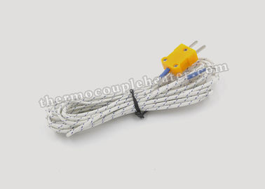 Le type de K câble compensateur de thermocouple avec le PVC a isolé la veste de PVC tressée d'acier inoxydable