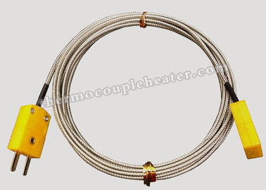 Câble compensateur de thermocouple avec la veste isolée TF+SS d'acier inoxydable