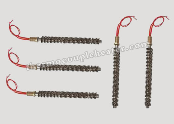 Electrical Resistance Finned Cartridge Heater Industrial Joule Heating Elements