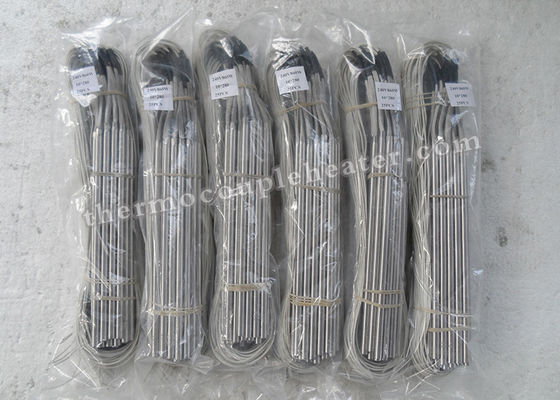 appareils de chauffage de cartouche de densité de watt de diamètre de 3mm mini hauts pour le chauffage de moulage