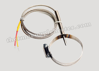 Type K de thermocouple de bride de tuyau de cercle de solides solubles pour l'industrie chimique de pétrole