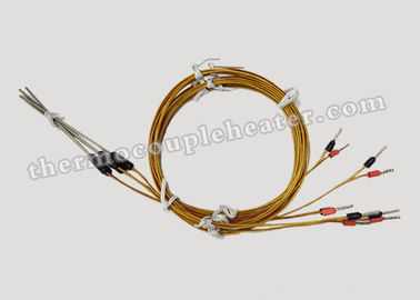 Type métrique RDT de thermocouple de transition moulée par coureur chaud de K J avec le câble de Kapton