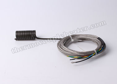Appareils de chauffage de bobine chauds industriels de coureur avec le thermocouple J, appareil de chauffage tubulaire micro