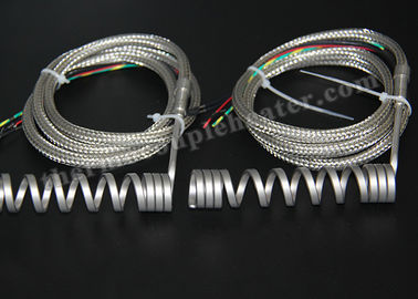 Appareils de chauffage de bobine chauds industriels de coureur avec le thermocouple J, appareil de chauffage tubulaire micro