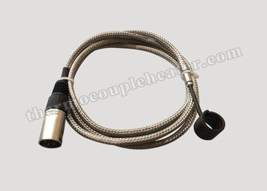 Serpentin de chauffage électrique à haute pression de moulage par injection de la résistance 4.2x2.2mm avec la prise masculine