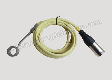 Serpentin de chauffage électrique à haute pression de moulage par injection de la résistance 4.2x2.2mm avec la prise masculine