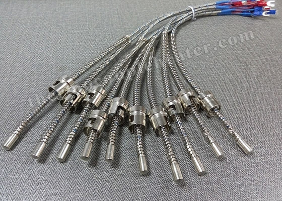 garnitures de baïonnette de thermocouple de laiton de longueur de sonde de 15mm/acier inoxydable