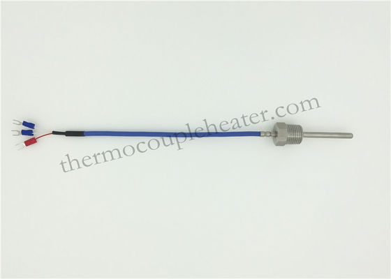 RDT portative de thermocouple, RDT à vis de sonde de température du fil Pt100 du silicium 3