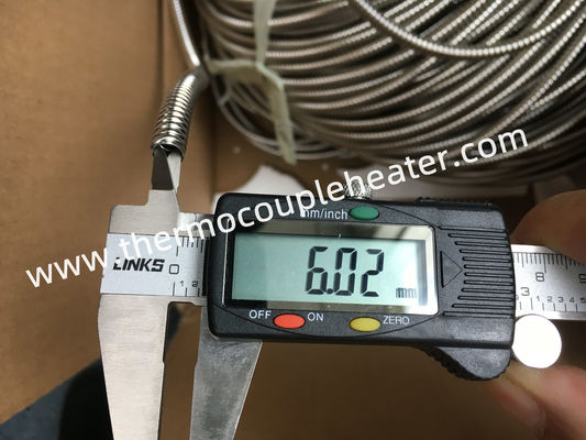 Tuyau de protection de tuyau d'acier inoxydable pour le diamètre intérieur 6mm de Heater Cable