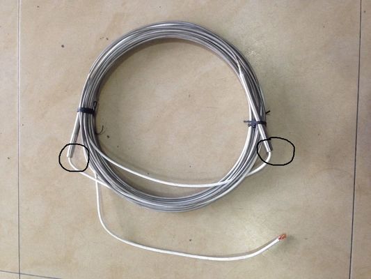 Câble chauffant isolé par minerai industriel d'appareils de chauffage pour le chauffage de tuyau