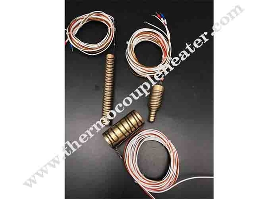 Appareils de chauffage de bobine en laiton de ressort de bec pour le système chaud de coureur avec le thermocouple J