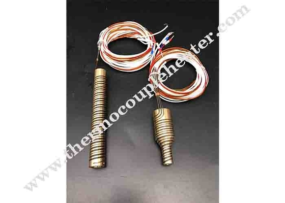 Appareils de chauffage de bobine en laiton de ressort de bec pour le système chaud de coureur avec le thermocouple J